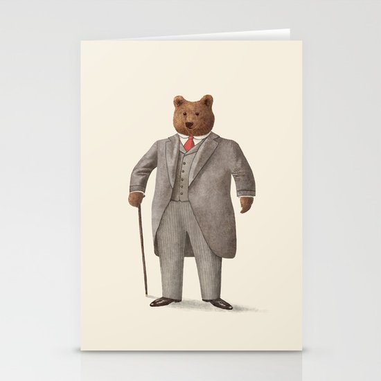 Mr. Bear Stationery Cards