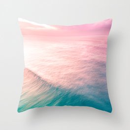 Pinky ocean Throw Pillow