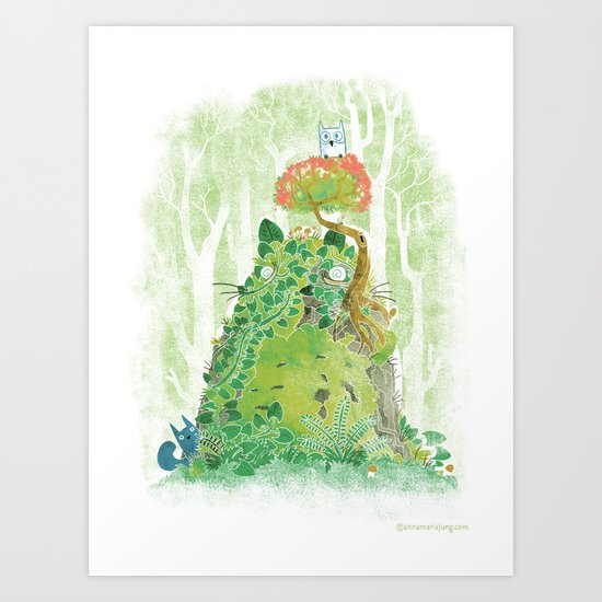 The Friendly Spirit Art Print