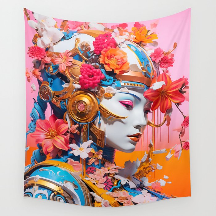 Flower Princess Wall Tapestry