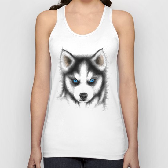 Siberian Husky Unisex Tank Top