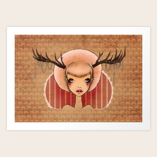 Wicked Pearls Art Print