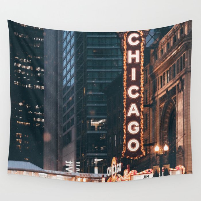 Chicago Street Wall Tapestry