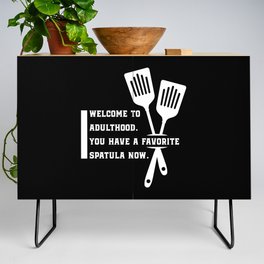 Funny Adulthood Quote Credenza