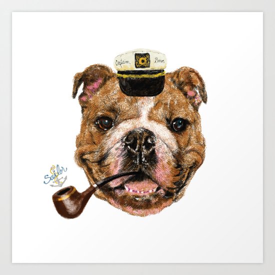 Mr.Bull Art Print