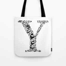 Creative Beautiful Letter "Y" Design. Tote Bag