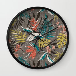 Bali Tropics - Cabana Wall Clock