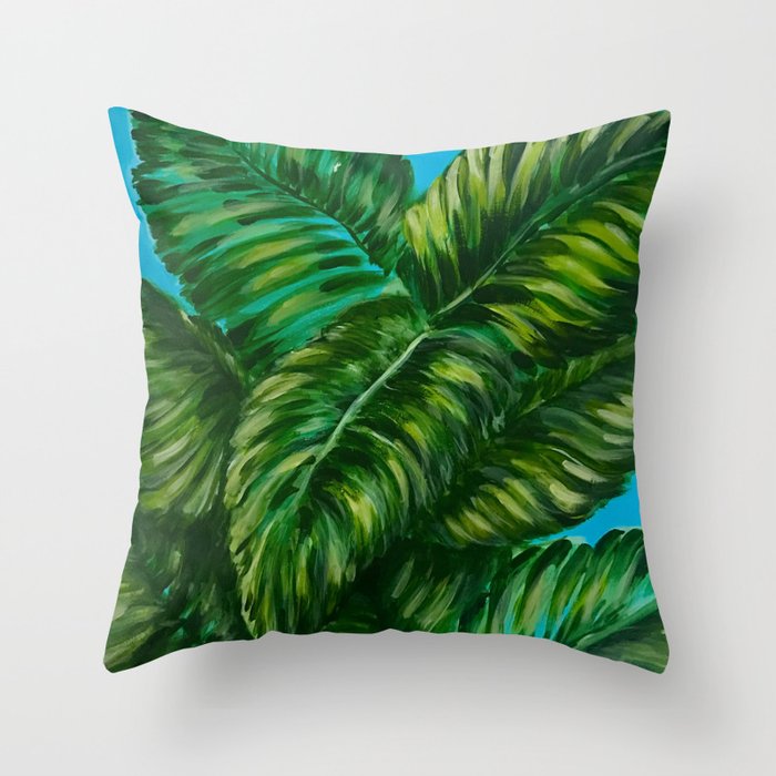 Tropics #1 Throw Pillow