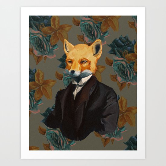 Hey there, Foxy Art Print