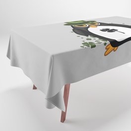 Saint Patrick's Penguin Tablecloth