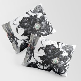 Black Roses - Abstract Art Pillow Sham