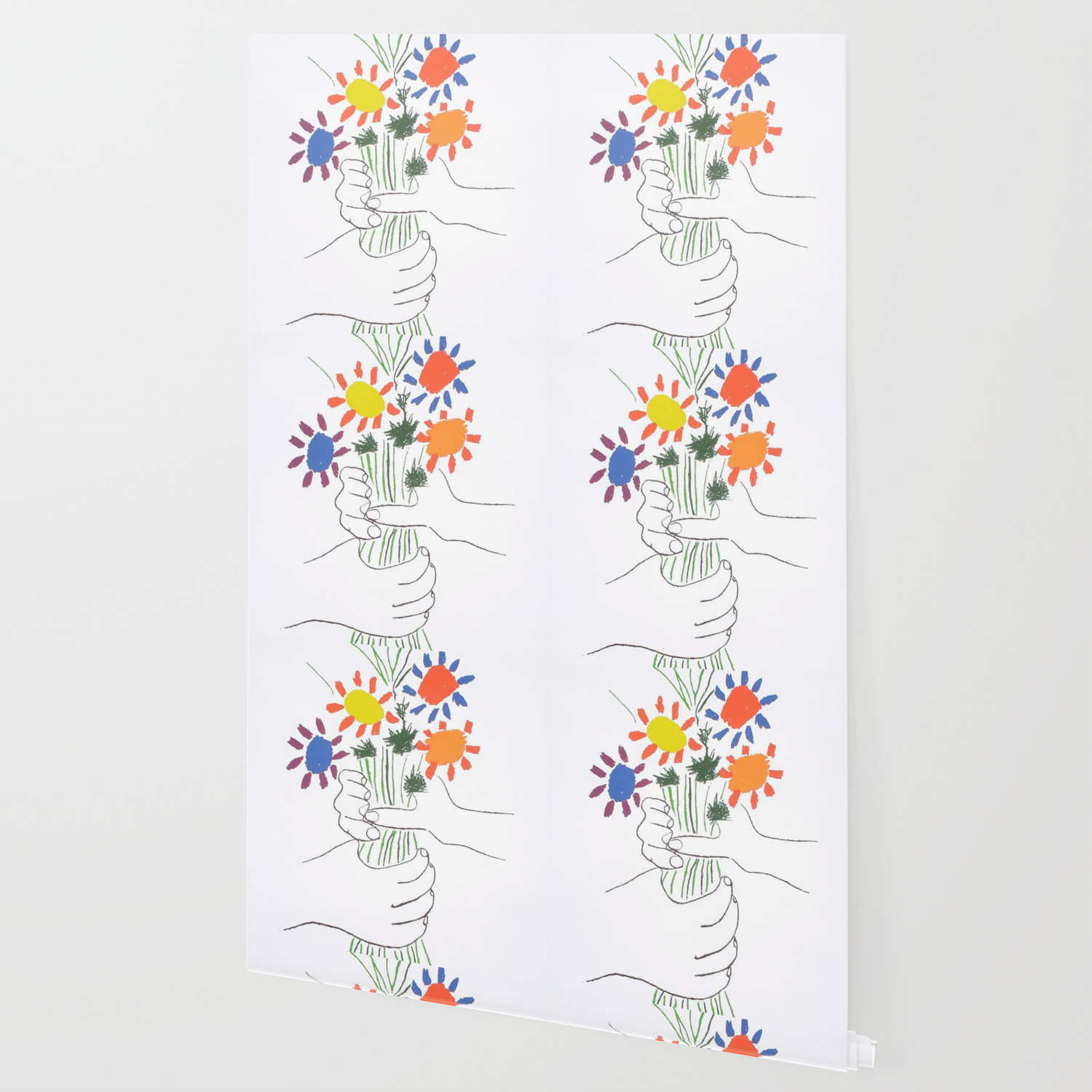 Pablo Picasso Bouquet Of Peace 1958 Wallpaper By Discothequestudio Society6