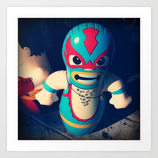 Luchador! Art Print