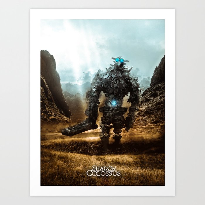 Shadow Of The Colossus Art Print By Syanart Society6