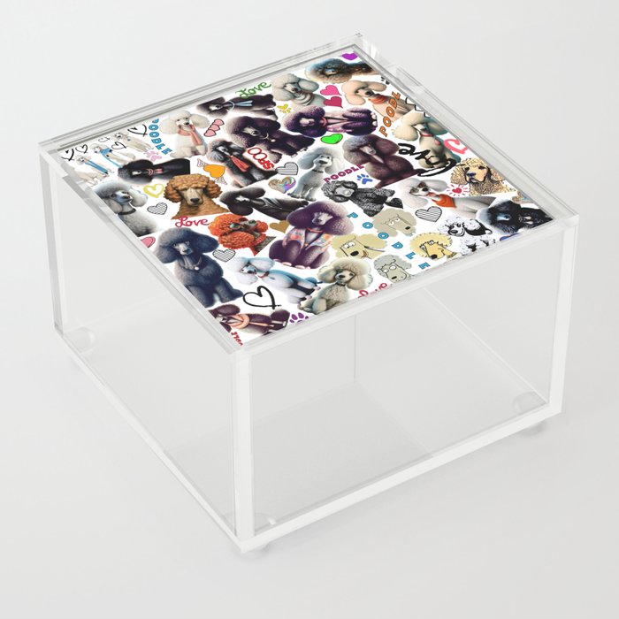 A Plethora of Perfect Poodles Acrylic Box