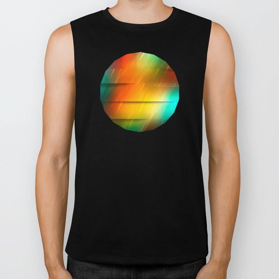Diagonal Rainbow, 2 Biker Tank