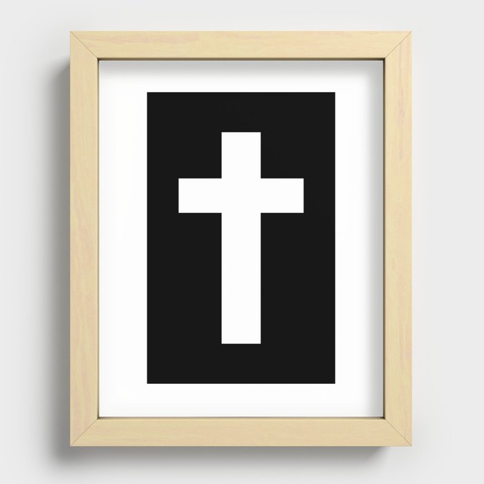 Cross (Faithful) Recessed Framed Print