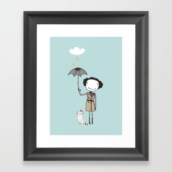 Rainy Day Framed Art Print