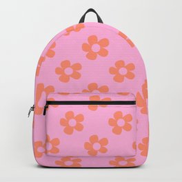 Cute Pretty Pink Flower Girly Preppy Backpack