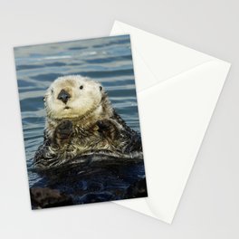 Sea Otter Stationery Card