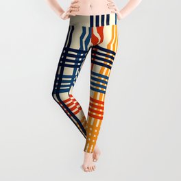 Naoe - Classic Retro Striped Style Leggings