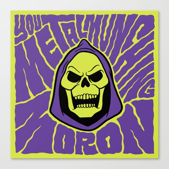 Metal Muncher Canvas Print