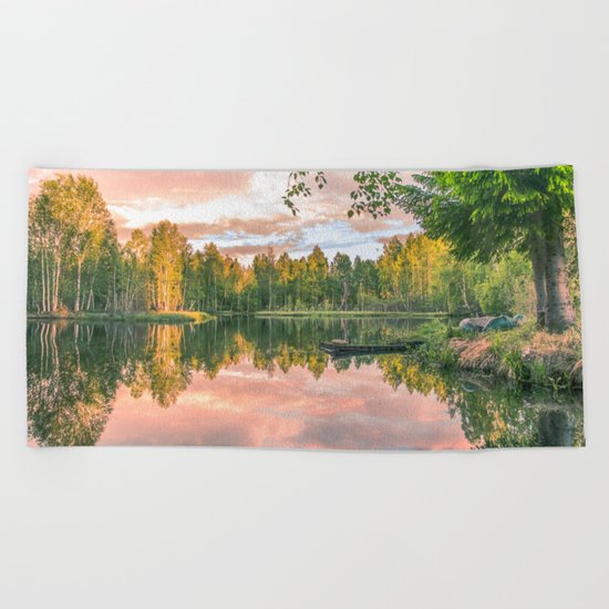 Forest Silence Beach Towel