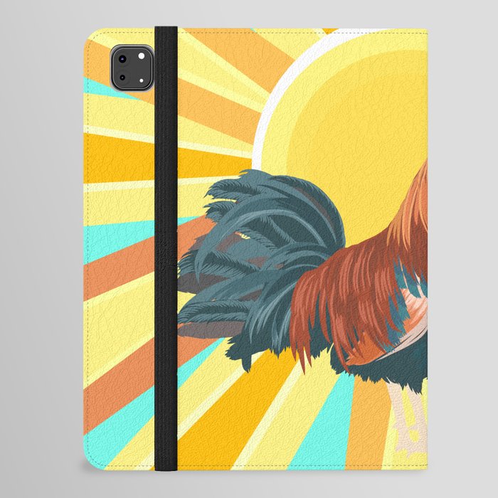 Sunshine rooster iPad Folio Case