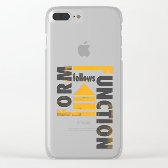 Forming the Quote Clear iPhone Case