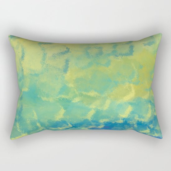 Watercolor Splash #1 #art #society6 Rectangular Pillow
