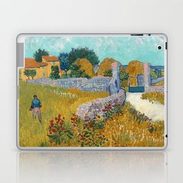 Vincent van Gogh "Farmhouse in Provence" Laptop Skin