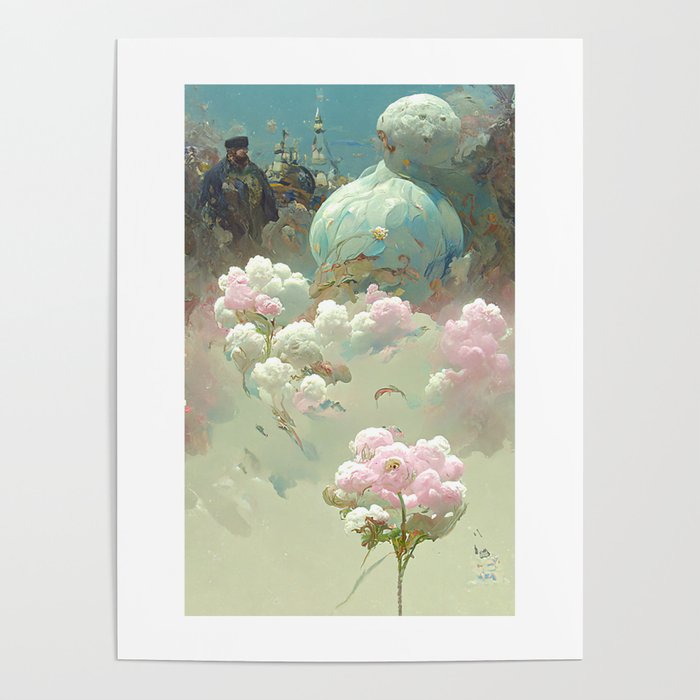 A Flower Scene Poster