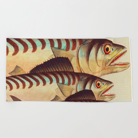 Fish Classic Designs 8 Beach Towel