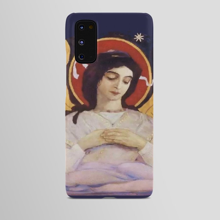 “Angel of Morning” by Mikhail Nesterov Android Case