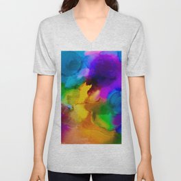 Color Pop V Neck T Shirt