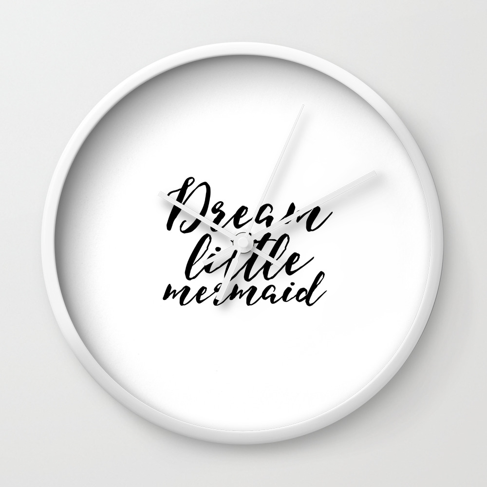 Nursery Art Children Wall Decals Dream Big Baby Room Decor Follow Your Dreams Clock