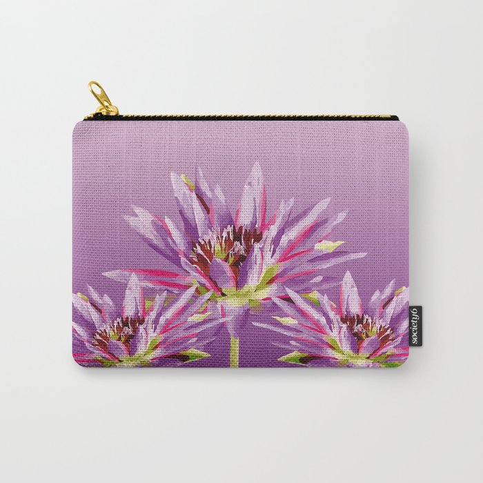 Lotos Flowers violet II Carry-All Pouch