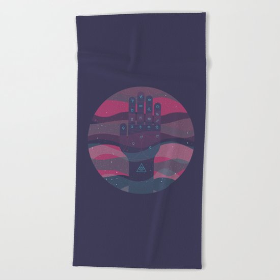 HEY BABY, WHAT'S YOUR SIGN, I'M A GEMINI Beach Towel