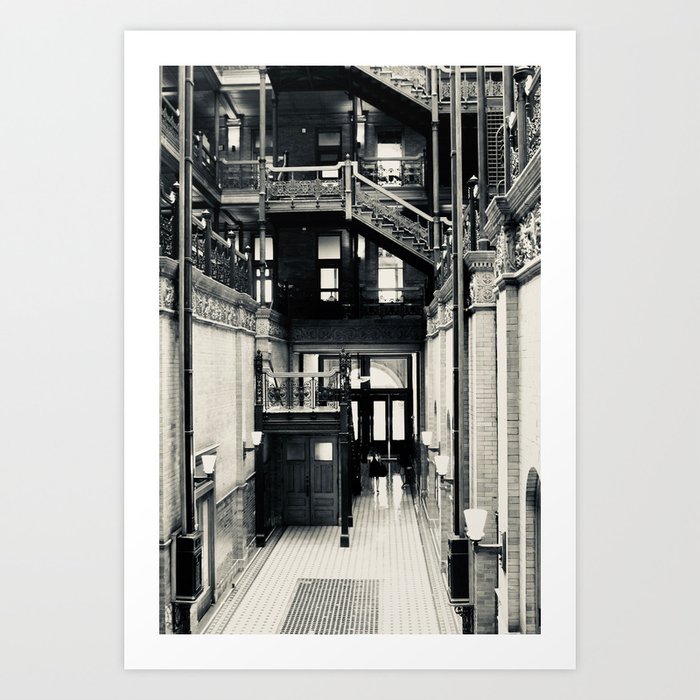 bradbury building - dtla Art Print