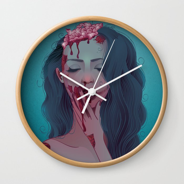 Lana da Zombi Wall Clock