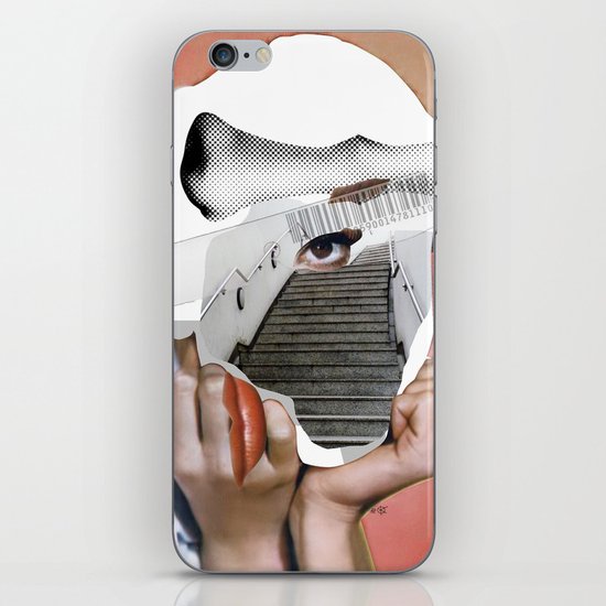 Audrey 3 Collage iPhone & iPod Skin