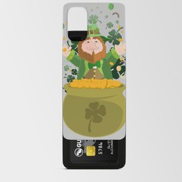 Saint Patrick's Leprechaun Gold Android Card Case