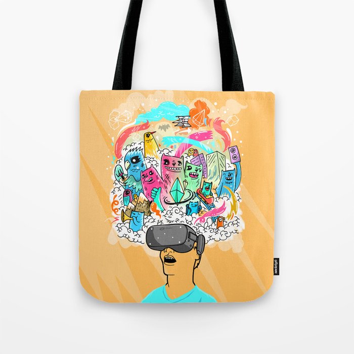 Adventures in the Oculus Rift Tote Bag by Geo Law