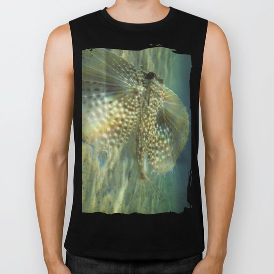 Blue Ray Biker Tank