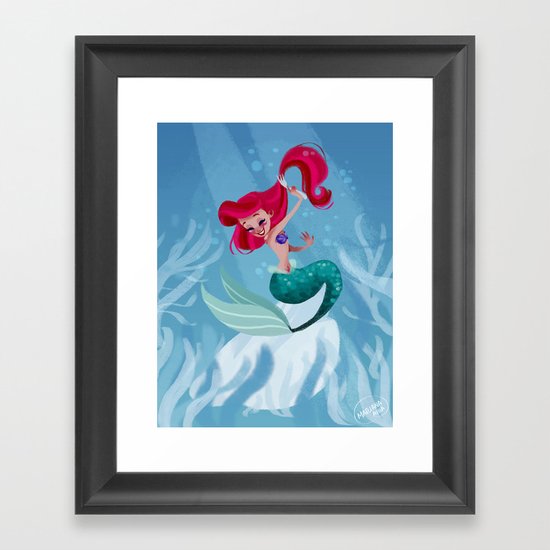 Life is the bubbles! Framed Art Print