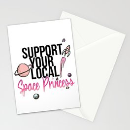 Space Princess Stationery Cards