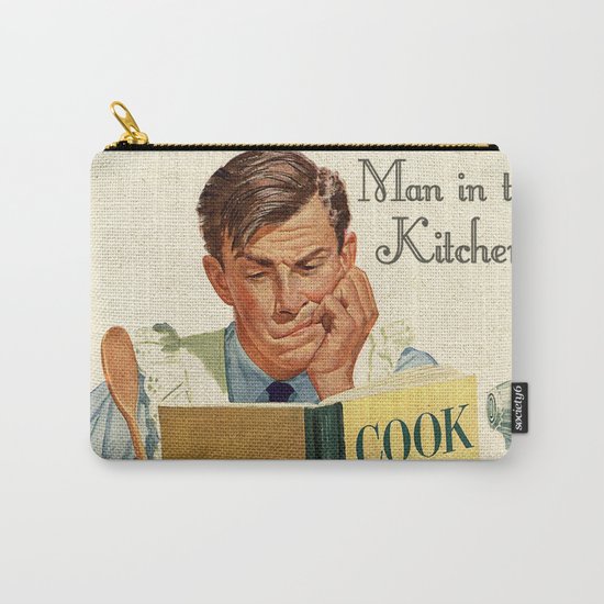 A Man in the Kitchen Carry-All Pouch