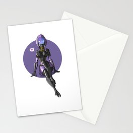 Tali Zorah from Mass Effect - Cute pinup Stationery Cards