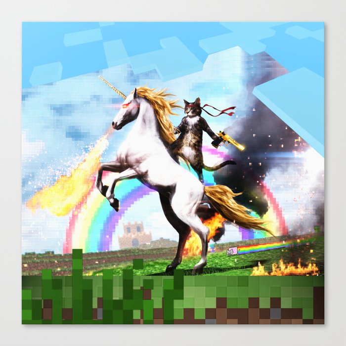 Welcome to the internet Canvas Print