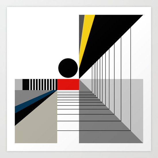 BLACK POINT Art Print